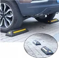 Produktbild: QLS Radstopper Parkbegrenzer Parkplatzbegrenzung Anfahrschutz 2 Stück 10806