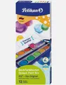 Produktbild: PELIKAN Malkarten / Deckfarbkasten K12 blau 12 Farben + Deckweiß