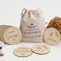 Produktbild: Meilensteinkarten Holz Schwangerschaft Meilensteinkarten für Fotos & Co 40 Ba...