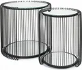 Produktbild: KARE Couchtisch-Set WIRE DOUBLE II schwarz