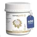 Produktbild: Senagold Schüssler Salze Nr. 11 - Silicea D12– Das Salz der Haare, der Haut und des Bindegewebes - Glutenfrei - hergestellt nach Homöopathischem Arzneibuch in Deutschland - 400 Stk. Schüssler Salze 11