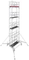 Produktbild: Krause 773067 FahrGerüst Aluminium Rollgerüst fahrbar Arbeitshöhe (max.): 9.50m Silber 263kg