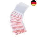 Produktbild: Pakico | 100 Plastikbeutel Zipper 4 x 6 cm | Verschließbare Ziplock-Beutel |