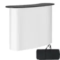 Produktbild: VEVOR Tragbare Messetheke Messetresen, 1300 x 465 x 950 mm Messestand Ausstellungs-Thekenständer, Faltbarer Promotion-Einzelhandels-Bartisch