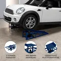 Produktbild: Auffahrrampe 2x hydraulischem Wagenheber 3T 3000kg Höhenverstellbar Auto PKW KFZ