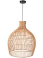 Produktbild: VIVANNO Deckenlampe Deckenleuchte Rattan PLAFON 50x55 cm beige natur