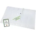 Produktbild: franknatur Naturfaserbettdecke Sommerdecke Lyocell, Füllung: 100% Lyocell/Tencel®, Bezug: 100% Baumwolle, extraleichte temperaturausgleichende Sommer-Bettdecke weiß 155 cm x 220 cm