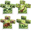 Produktbild: Bada Bing 12er Set Magisches Handtuch Dinosaurier Zauberhafte Baumwoll-Waschlappen Dino Zauberhandtuch für Kinder ca. 30x30 cm Gastgeschenk Kindergeburtstag