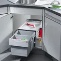 Produktbild: Hailo - Abfallsammler Rondo 18 L/18 L/multifunktionseimer 12 L 3645121