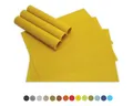 Produktbild: matches21 HOME & HOBBY Platzset Tischsets BORDA 6er Set Gelb als Tischuntersetzer, (6-St), Abwaschbare Platzsets als Tischunterlagen für Ess-Tisch Tisch-Deko