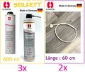Produktbild: 3x Elaskon Seilfett 600ml Spraydose Korrosionsschutz + 2x Sonde