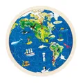 Produktbild: GOKI Doppel -Seiten -Holz -Puzzle - Globe, 57st.