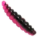 Produktbild: FTM Omura Baits Larvy Käse 3,5cm - 10 Gummiköder, Farbe:Schwarz/Dunkelpink