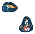 Produktbild: Scout Funny Snaps Move 2er Set Schulranzen-Zubehör Rocket Rider dunkelblau