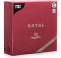 Produktbild: PAPSTAR Papierserviette 50 Servietten bordeaux 1-lagig 20,0 x20,0 cm