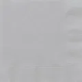 Produktbild: 20 kleine Servietten silber 25 x 25 cm