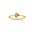 Produktbild: THOMAS SABO Ring Wassermelone gold vergoldetes Silber TR2353-488-7-60