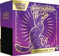 Produktbild: Pokémon-Sammelkartenspiel: Top-Trainer-Box Karmesin & Purpur (Miraidon) (9 Boosterpacks & Premium-Zubehör)