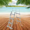 Produktbild: Bestway Sicherheitsleiter Poolleiter Pool Einstieg Leiter Treppe 107cm 58330