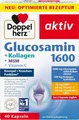 Produktbild: Doppelherz Glucosamin 1600 mit Kollagen und MSM - Vitamin C als Beitrag zur normalen Kollagenbildung für eine normale Knorpelfunktion - 40 Kapseln