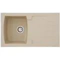 Produktbild: Respekta Einbauspüle Mineralite Boston 86 cm x 50 cm Sandbeige