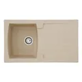Produktbild: Respekta Einbauspüle 'Boston' Mineralite sandbeige 86 x 50 cm