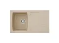 Produktbild: Respekta Mineralite Einbauspüle Boston 86x50 cm - Sandbeige