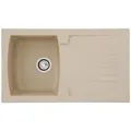 Produktbild: Respekta Spüle Boston, Beige, Kunststoff, Glas, Stein, 86x20x50 cm, Küchen, Küchenausstattung, Küchenspülen