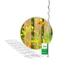 Produktbild: Novatool 20 Tomatenstäbe 110 cm 5 mm Durchmesser Tomatenspiralstäbe verzinkt Rankstäbe Tomatenstangen Rankhilfe Blumenhalter Pflanzstäbe