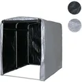 Produktbild: Fahrradgarage HWC-N61, Foliengarage Aufbewahrungsgarage Garagenzelt, Alu UV-Schutz wasserfest, 201x157x201cm ~ silber