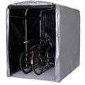 Produktbild: Mendler Fahrradgarage HWC-N61, Foliengarage Aufbewahrungsgarage Garagenzelt, Alu UV-Schutz wasserfest, 201x157x201cm - Silber