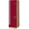 Produktbild: Kühlumbauschrank R-Line, Bordeaux Hochglanz, 60 cm, Vicco