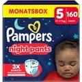 Produktbild: Pampers Windeln Baby-Dry Night Pants, Größe 5, 12-17 kg, mit Stop und Schutz Täschchen, 160 Stück