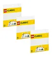 Produktbild: LEGO 3er-Set: 11010 Weisse Bauplatten