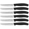 Produktbild: Victorinox Swiss Classic Serie Wellenschliffmesser Tafelmesserset - 6-teilig - Schwarz
