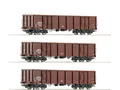 Produktbild: Roco 6600103 H0 3er-Set Offene Güterwagen der DR
