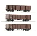 Produktbild: Roco Güterwagen Roco 6600103 H0 3er-Set Offene Güterwagen der DR