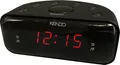 Produktbild: Kendo 24EXSW, Digitaler Wecker, Schwarz, FM, UKW, DC / Batterie, AAA, 125 mm