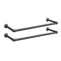 Produktbild: SONGMICS Kleiderstange (2 St) Wandmontage 92 x 30 x 7,5 cm HSR67BK02