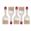 Produktbild: Flachpinsel-Set 5-teilig 5 Stück – 75 mm Breite Malerpinsel Set mit Holzgriff...
