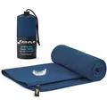 Produktbild: Fit-Flip Reisehandtuch Mikrofaserhandtuch, 90 x 180 cm, Mikrofaser, marineblau