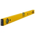 Produktbild: STABILA Wasserwaage Type 70-2, 80 cm, leichtes Alu-Profil, 1 Horizontal-Libelle, 2 Vertikal-Libellen, Made in Germany, Gelb