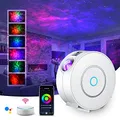 Produktbild: SUPPOU LED WIFI Sternenhimmel Projektor, Smart Nachtlicht 3D Galaxy Sternenprojektor Lampe Kinder Erwachsense mit RG Dimming/Stimmenkontrolle/WiFi Verbindung für Kinder Party Dekoration