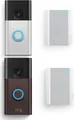 Produktbild: Ring 10406514, Schwarz, Silber, Kabellos, 2,4 GHz, 802.11b, 802.11g, Wi-Fi 4 (802.11n), 1440 x 1440 Pixel, 150°