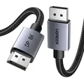 Produktbild: Kabel DisplayPort 1.4 Ugreen DP120 8K/60Hz mit geflochtenes 2m, Schwarz-grau