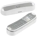 Produktbild: Panasonic KX-TGK320GW Design-Telefon schnurlos mit Anrufbeantworter (analoges Telefon (DECT), Eco-Plus-Modus, Anrufsperre, Wecker, Babyphone) weiß