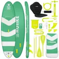 Produktbild: HUIIKE Stand Up Paddling Board mit Zubehör, Paddel, Finnen, Pumpe. Paddle Sup Board Aufblasbar Hohe Stabilität und Widerstandsfähigkeit. 305 x 84 x 15 cm, Belastbar bis 130 kg