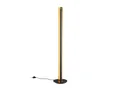Produktbild: TRIO Leuchten LED Stehlampe, Dimmfunktion, LED fest integriert, stufenweise dimmbar über Schalter, Warmweiß, Schmale elegante Design Steh-Lampe aus Metall, schwarz gold, H: 142cm