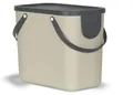 Produktbild: Rotho Albula Mülltrennungssystem 25l für die Küche, Kunststoff (PP) BPA-frei, braun/anthrazit, 25l (40.0 x 23.5 x 34.0 cm)