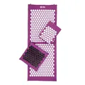 Produktbild: bodhi Vital Akupressur DELUXE-Set XL aubergine, Matte, Kissen, Fußmatte SOFT & Tasche
